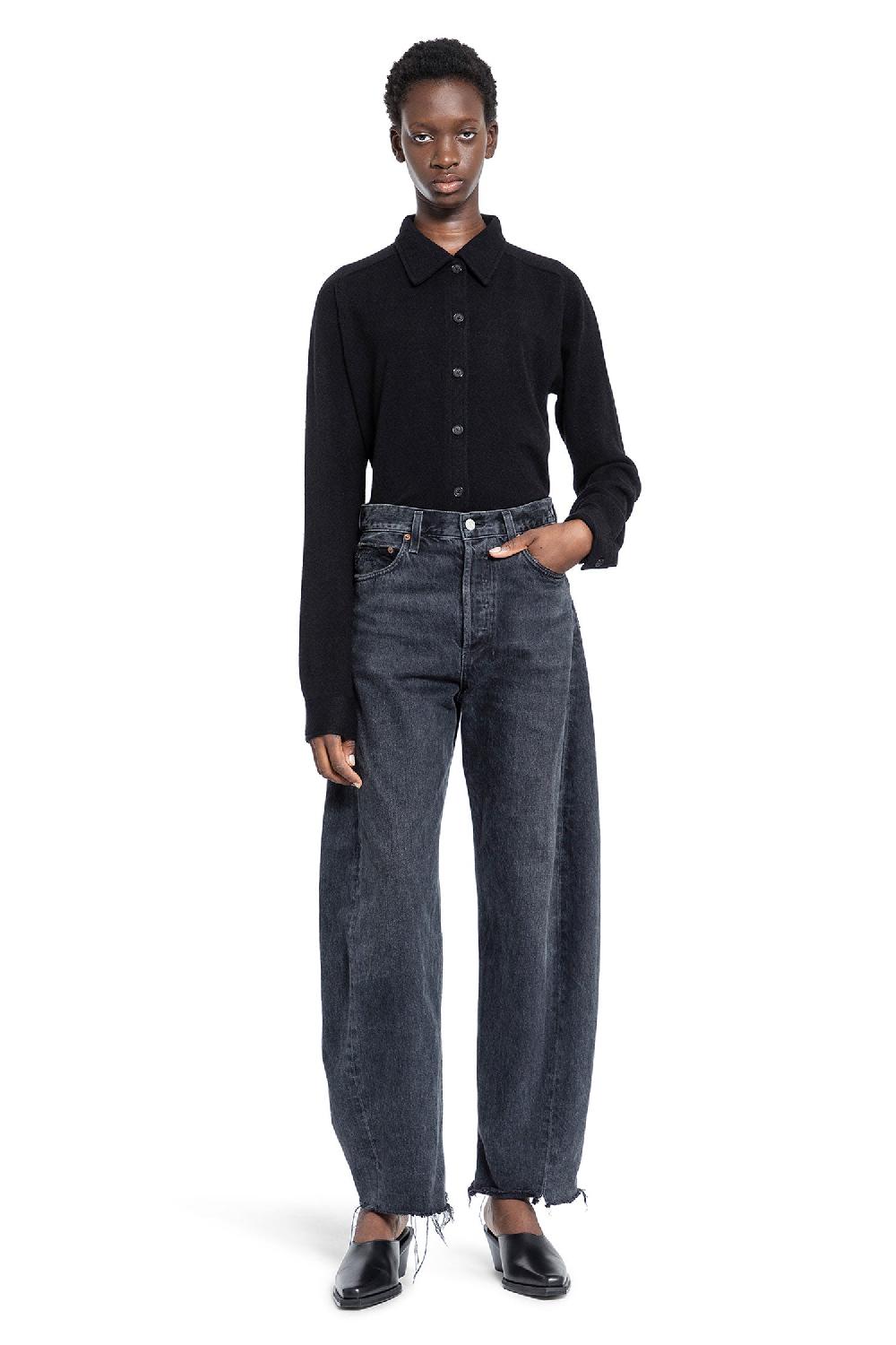 Antonioli AGOLDE WOMAN BLACK JEANS Consegna Veloce