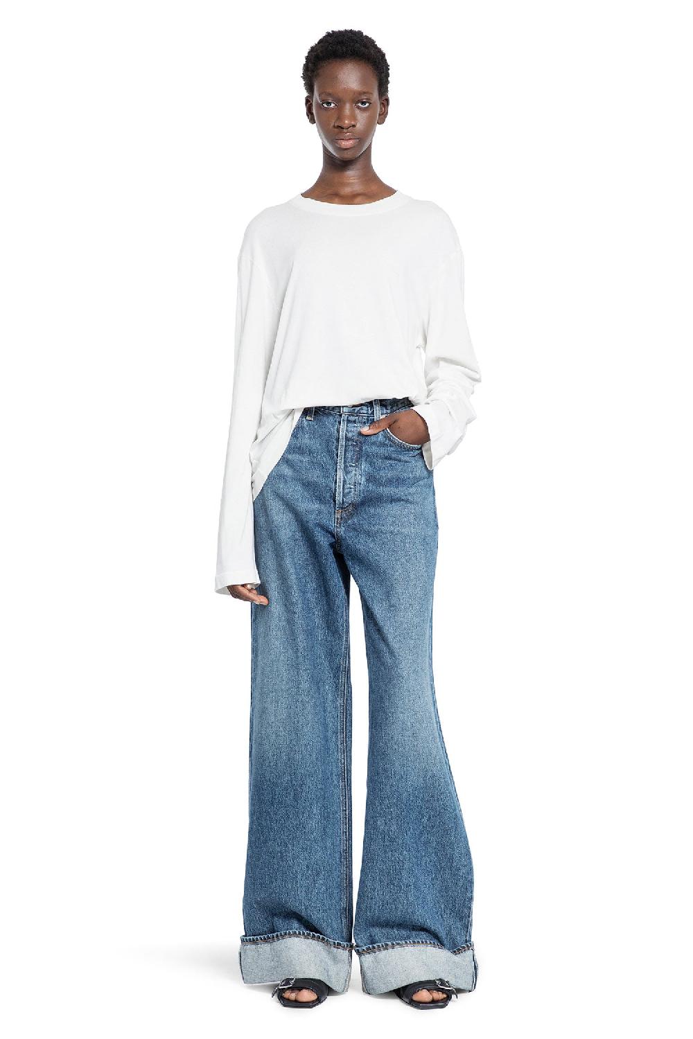 Antonioli AGOLDE WOMAN WHITE T-SHIRTS & TANK TOPS Convenienza