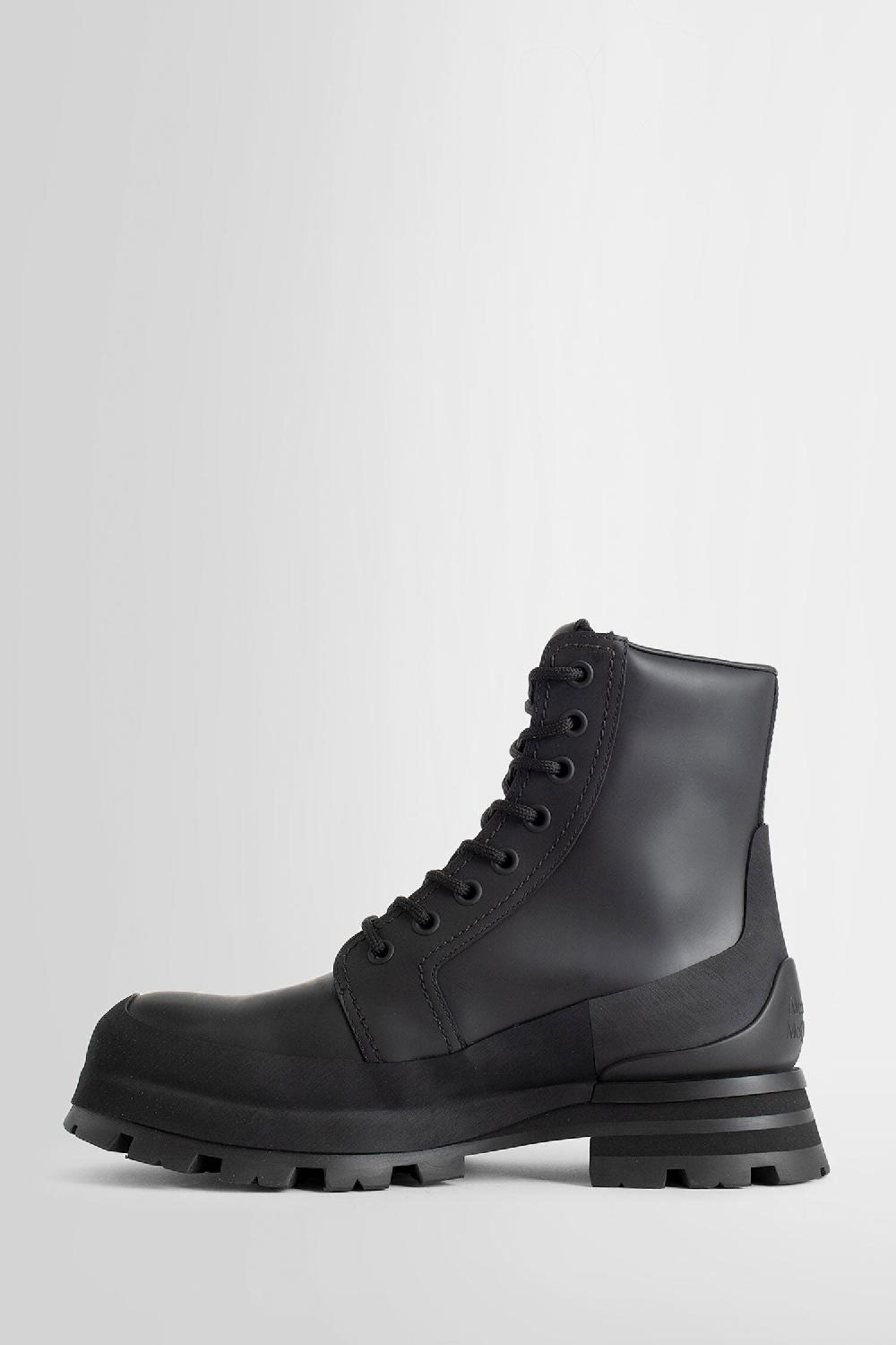 Antonioli ALEXANDER MCQUEEN MAN BLACK BOOTS Nuova