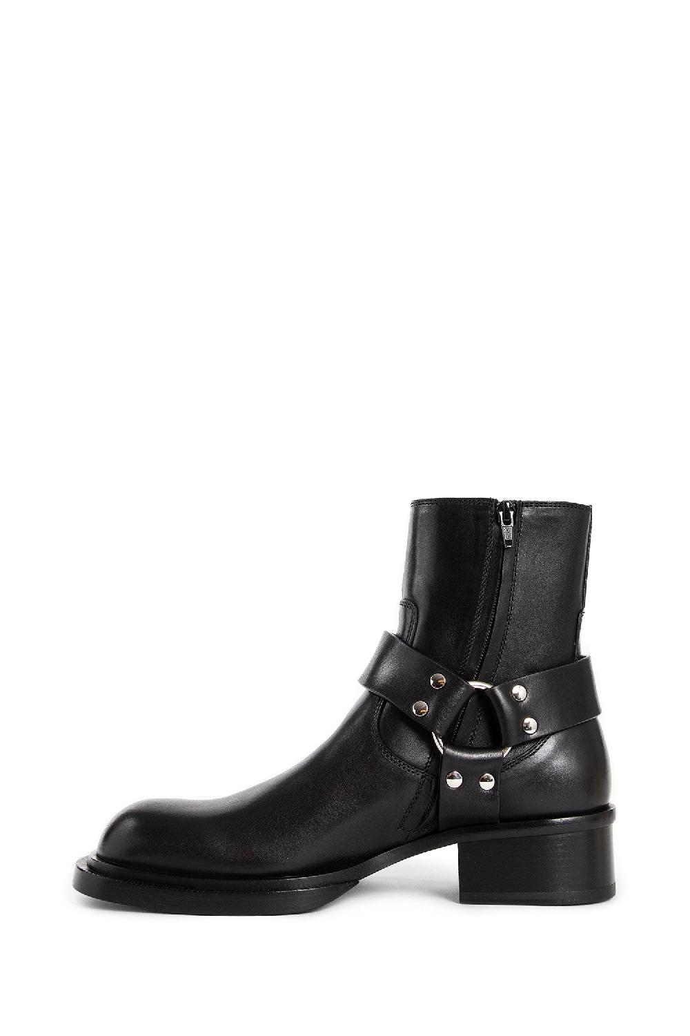 Antonioli ALEXANDER MCQUEEN MAN BLACK BOOTS Moda