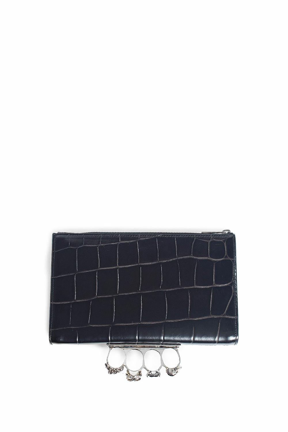 Antonioli ALEXANDER MCQUEEN MAN BLACK CLUTCHES & POUCHES 2025