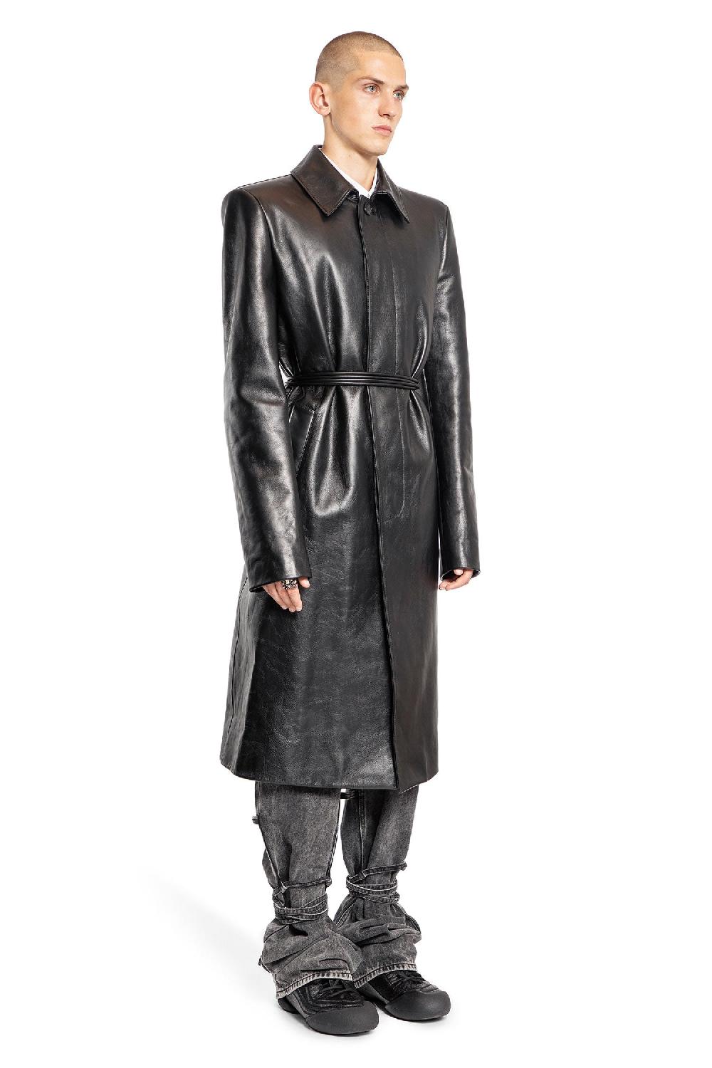 Antonioli ALEXANDER MCQUEEN MAN BLACK COATS In Linea