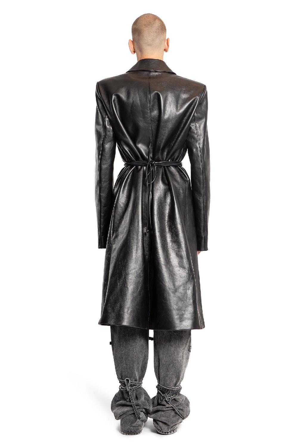 Antonioli ALEXANDER MCQUEEN MAN BLACK COATS In Linea