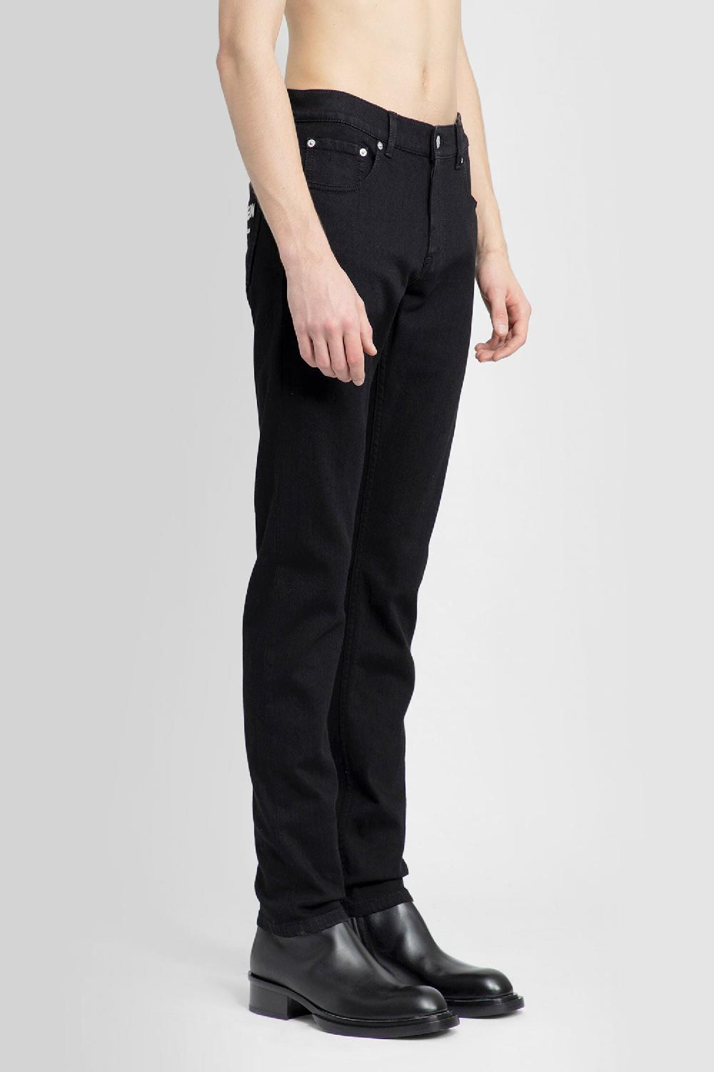 Antonioli ALEXANDER MCQUEEN MAN BLACK JEANS Spedizione Gratuita