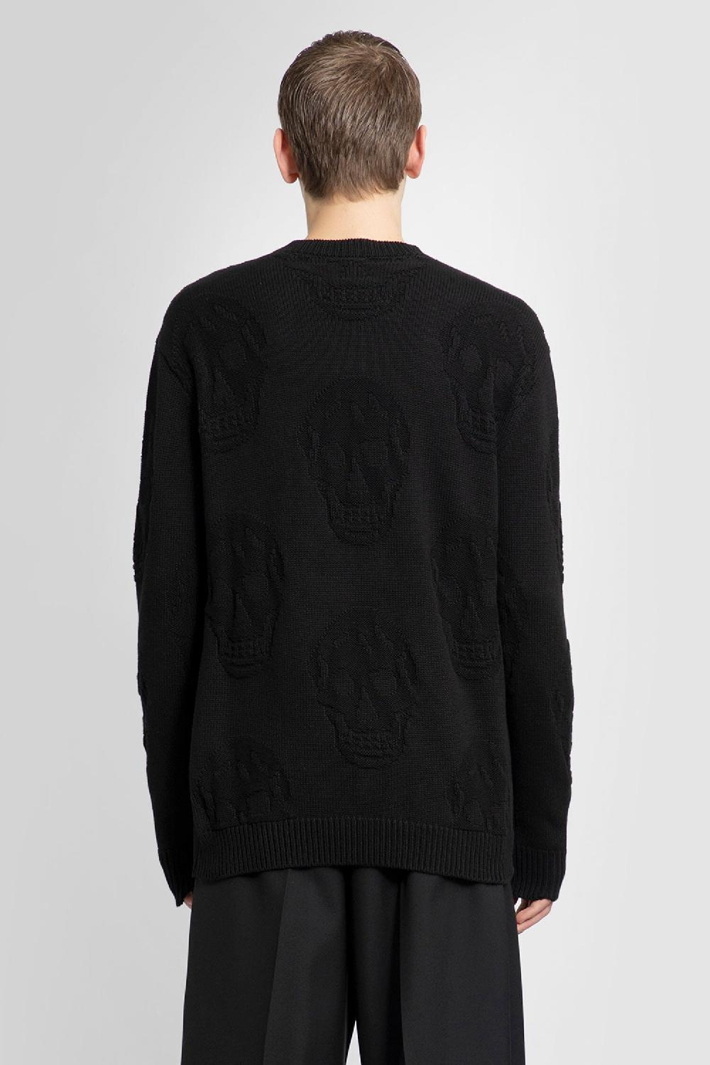 Antonioli ALEXANDER MCQUEEN MAN BLACK KNITWEAR Negozi Online