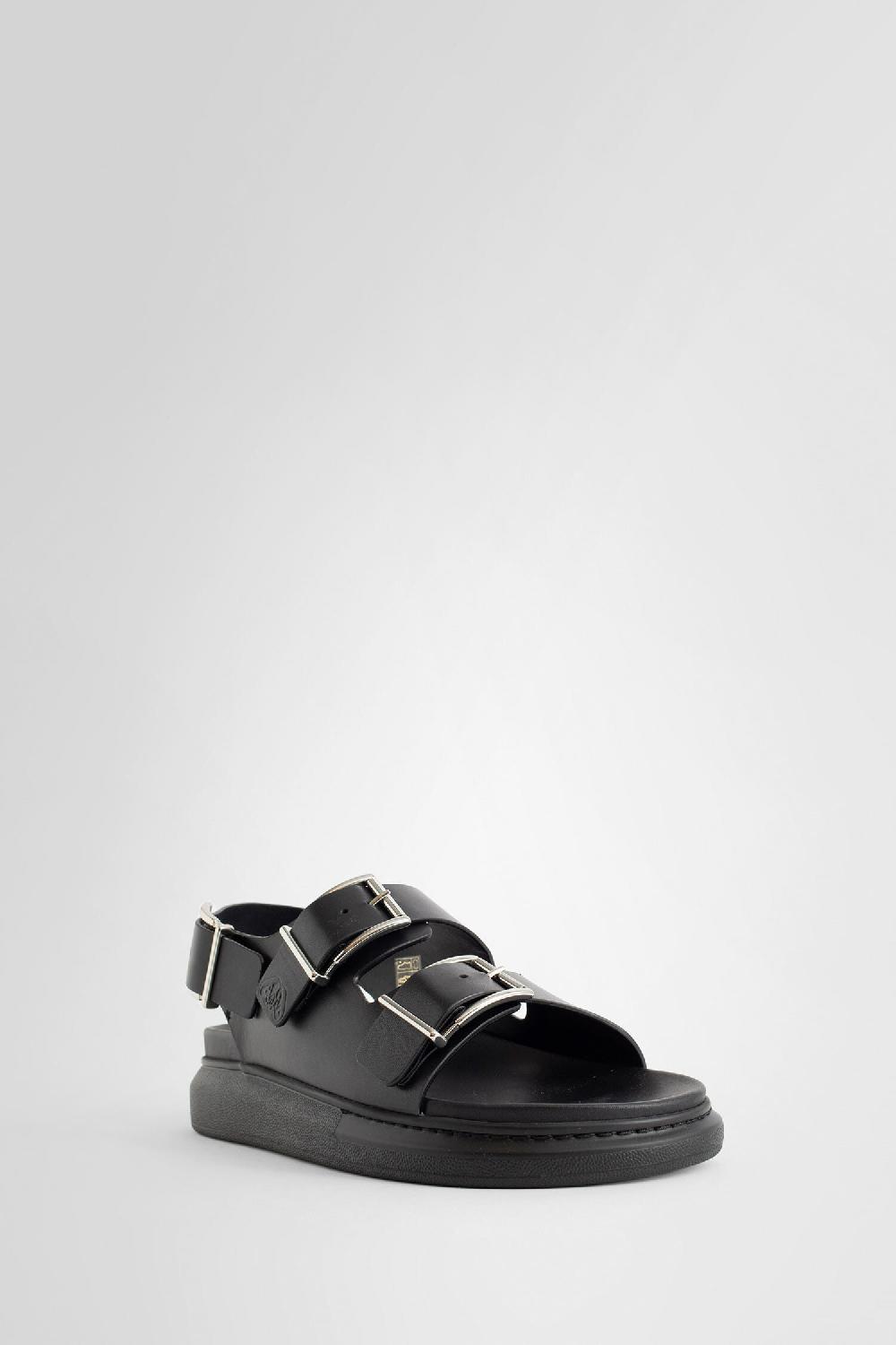 Antonioli ALEXANDER MCQUEEN MAN BLACK SANDALS & SLIDES Shopping Online