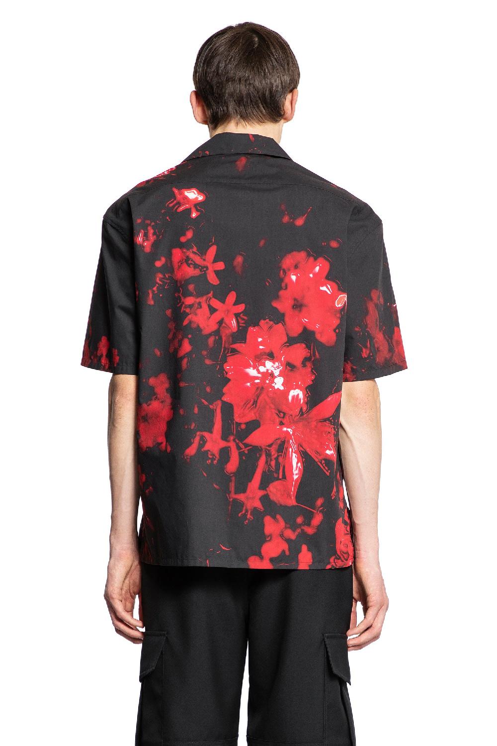 Antonioli ALEXANDER MCQUEEN MAN BLACK SHIRTS In vendita