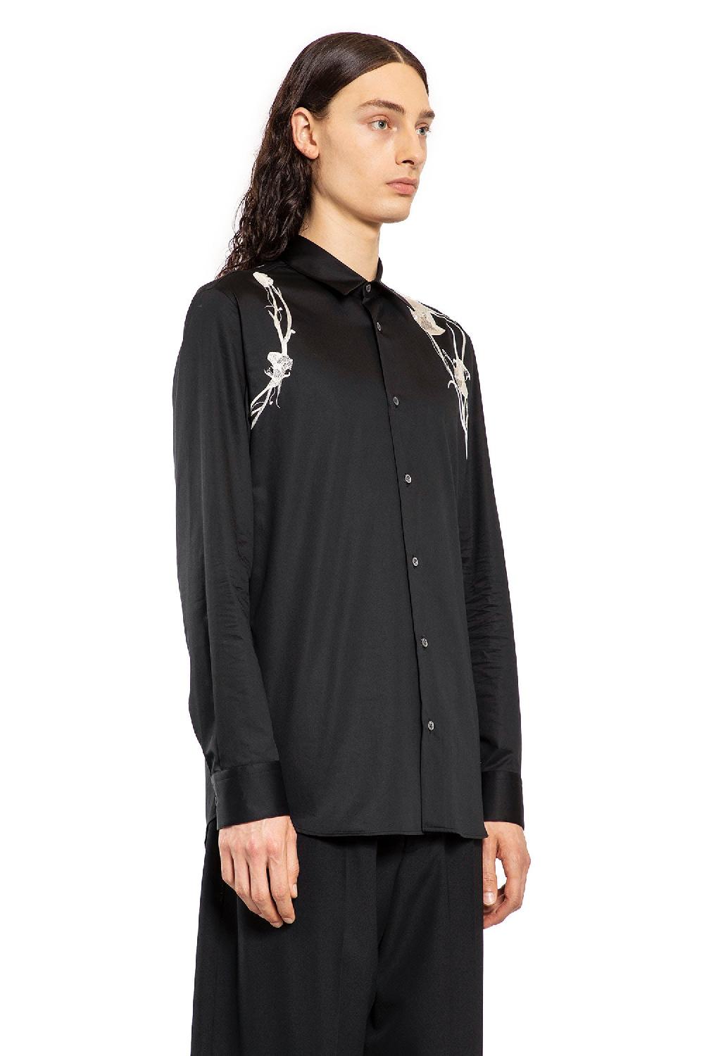 Antonioli ALEXANDER MCQUEEN MAN BLACK SHIRTS Sottocosto