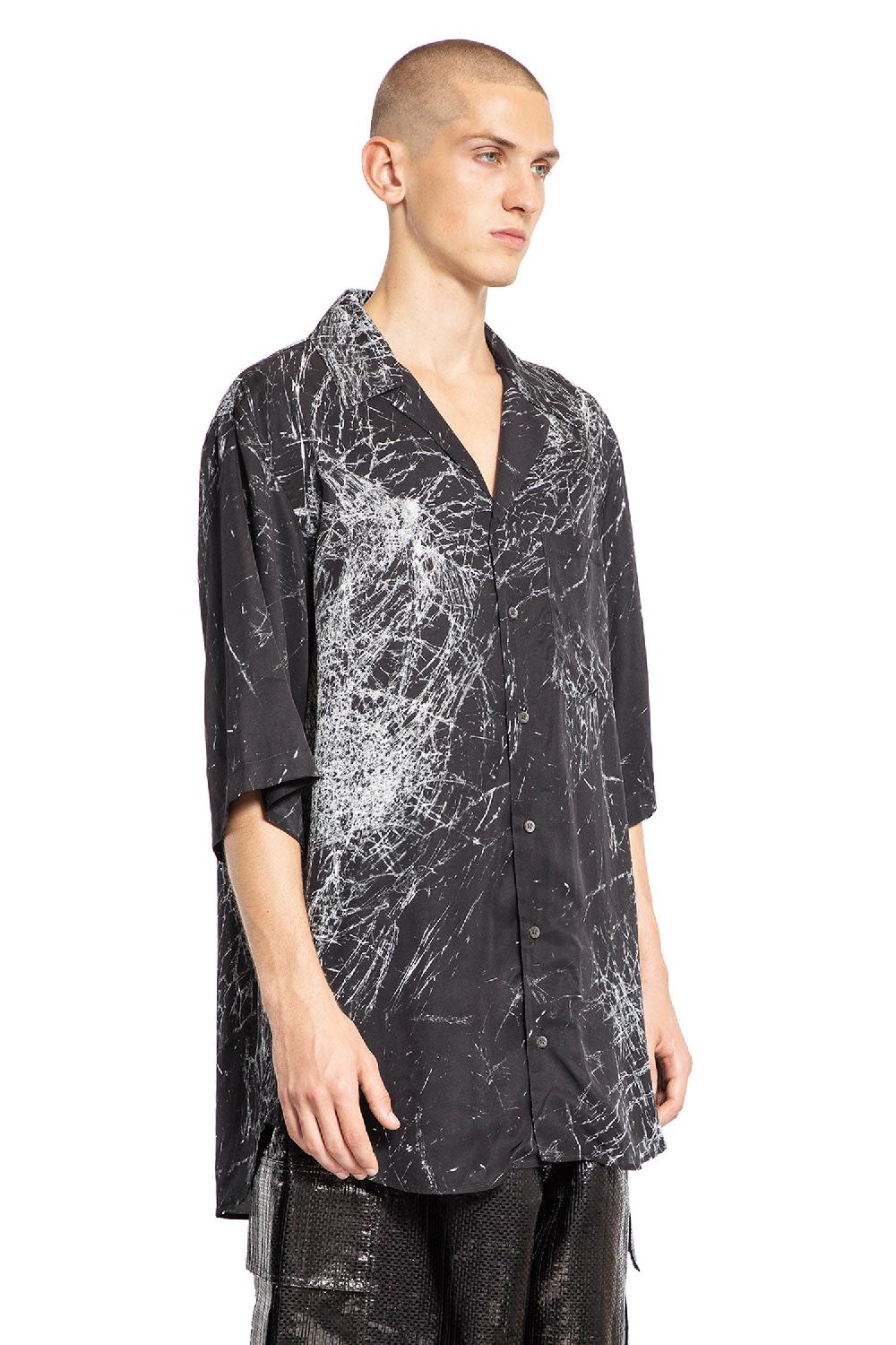 Antonioli ALEXANDER MCQUEEN MAN BLACK SHIRTS Convenienza