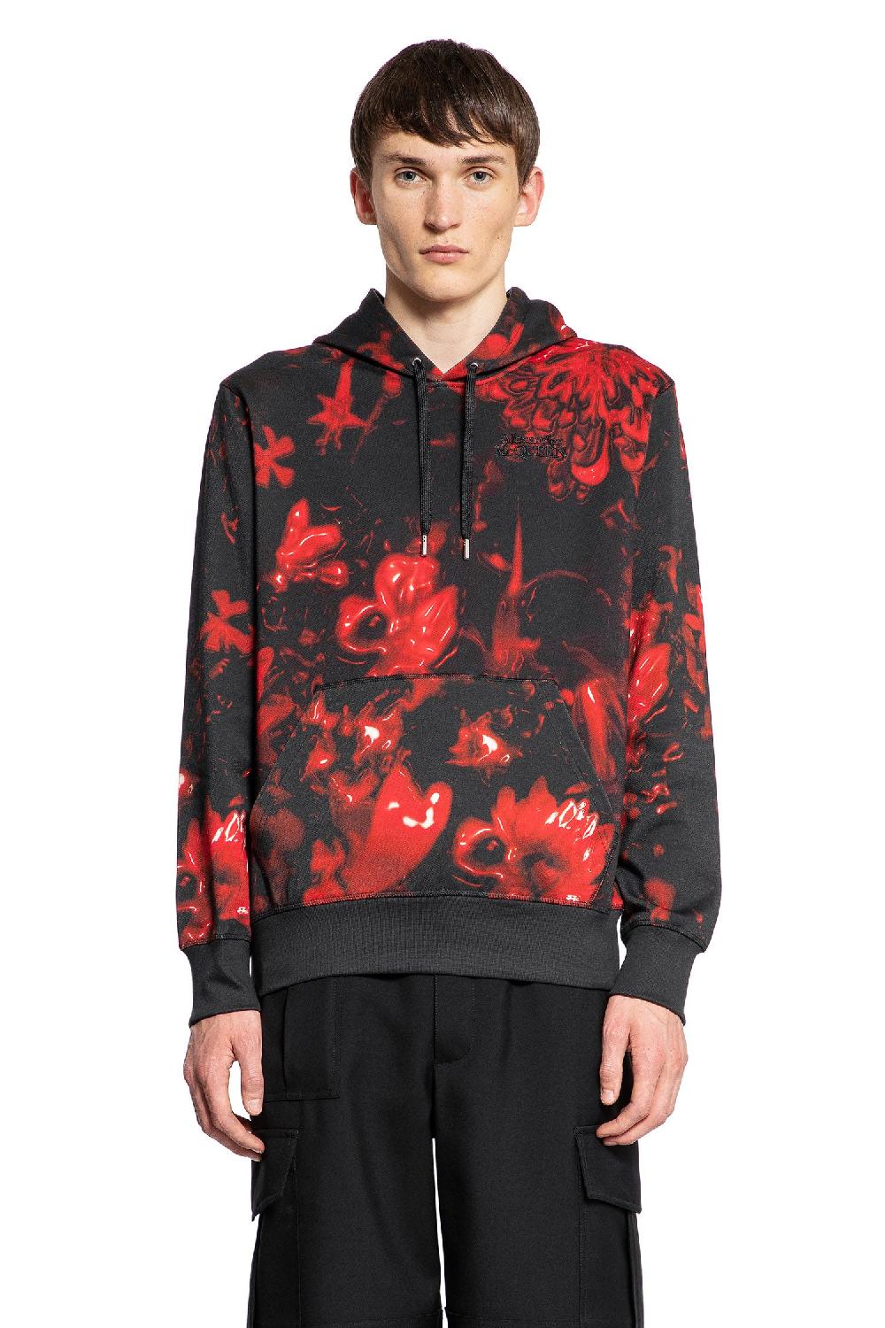 Antonioli ALEXANDER MCQUEEN MAN BLACK SWEATSHIRTS Economico