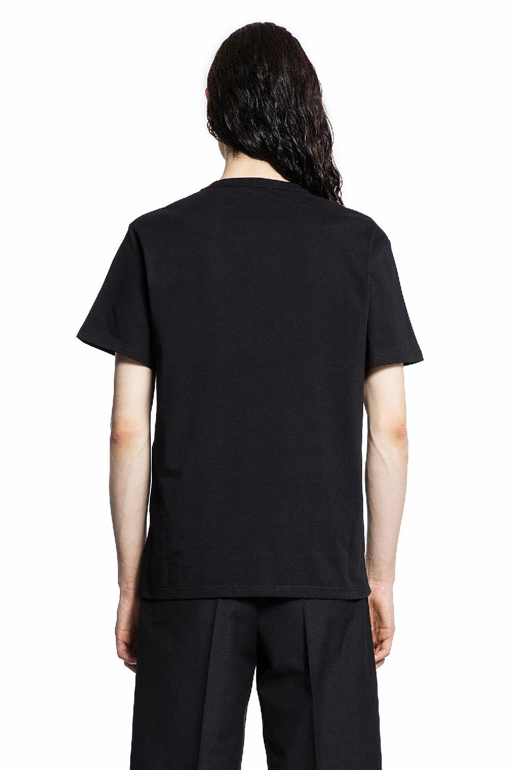Antonioli ALEXANDER MCQUEEN MAN BLACK T-SHIRTS & TANK TOPS Pezzi Unici