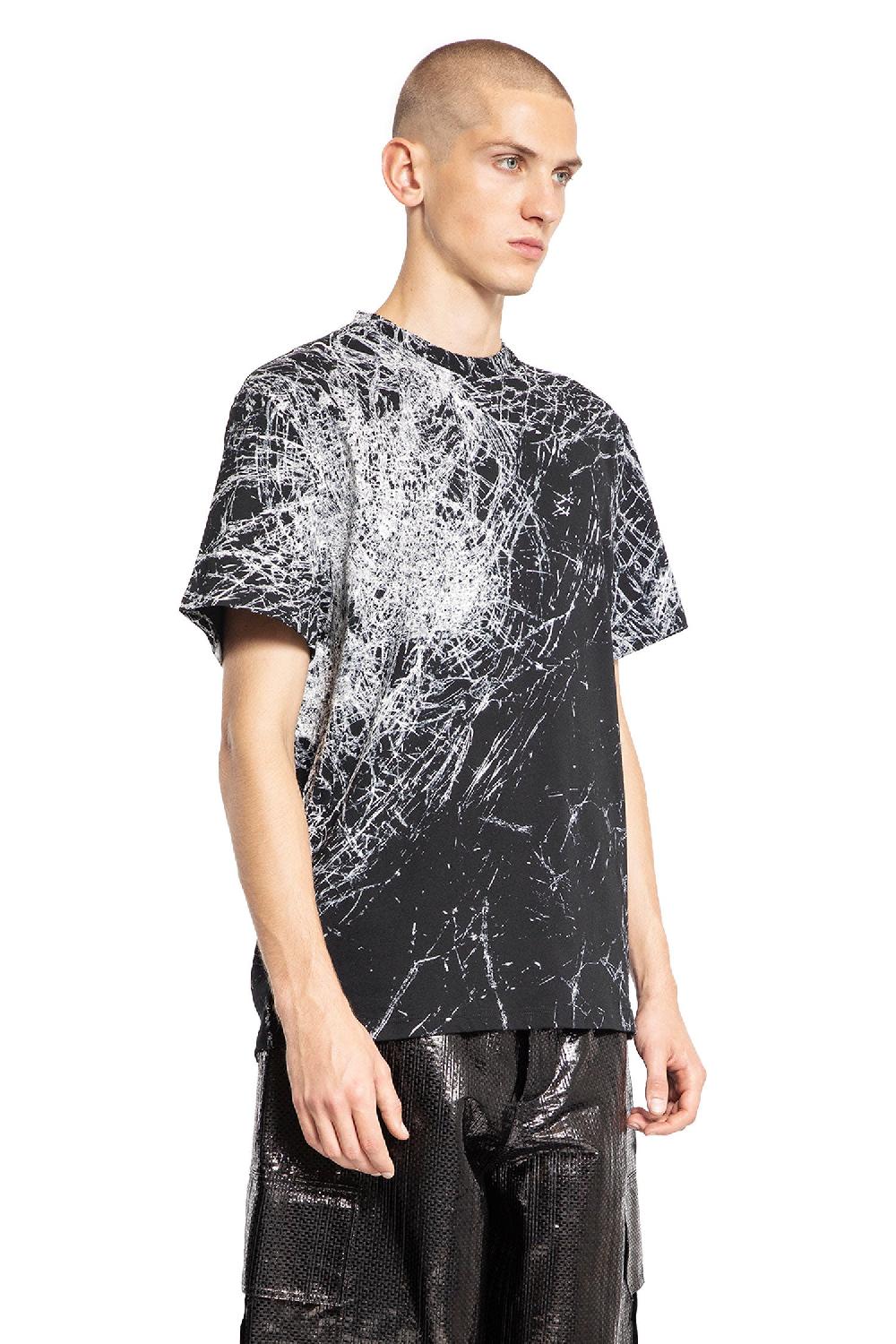 Antonioli ALEXANDER MCQUEEN MAN BLACK T-SHIRTS & TANK TOPS Vendita Calda