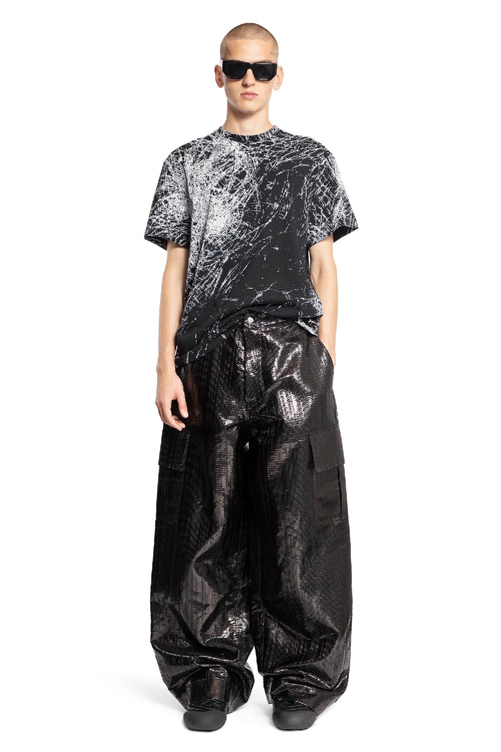 Antonioli ALEXANDER MCQUEEN MAN BLACK T-SHIRTS & TANK TOPS Vendita Calda