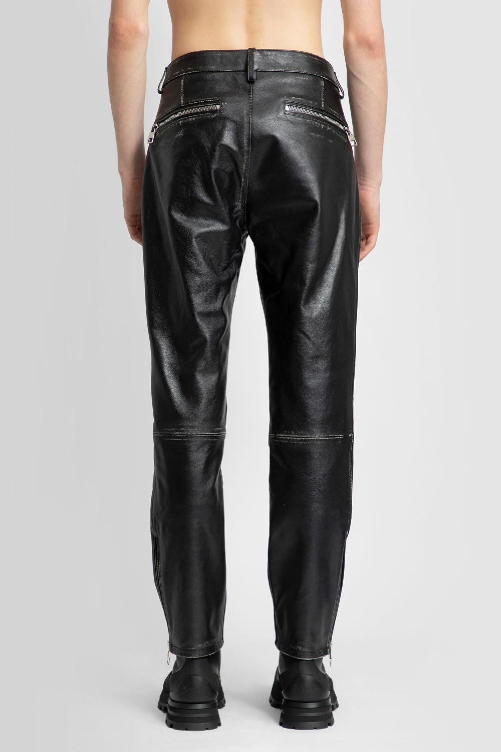Antonioli ALEXANDER MCQUEEN MAN BLACK TROUSERS Saldi Di Fabbrica