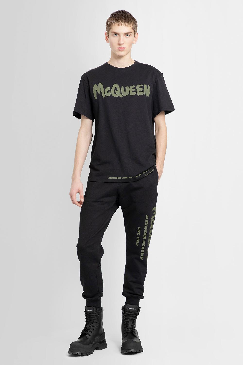 Antonioli ALEXANDER MCQUEEN MAN BLACK TROUSERS I Più Venduti
