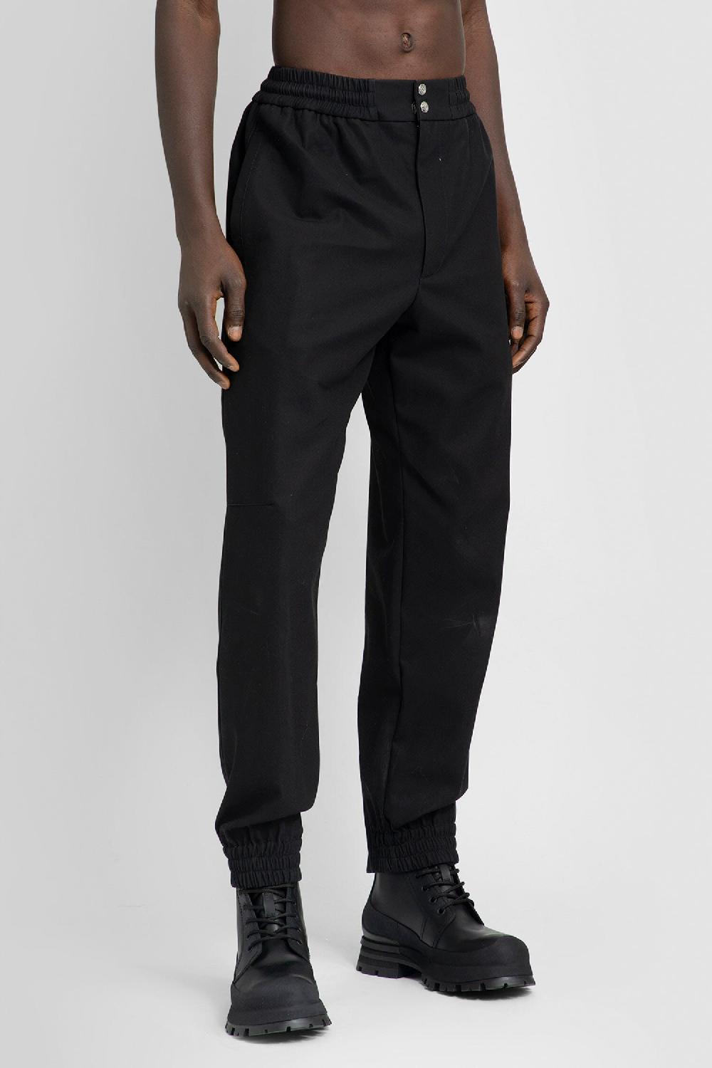Antonioli ALEXANDER MCQUEEN MAN BLACK TROUSERS Negozio