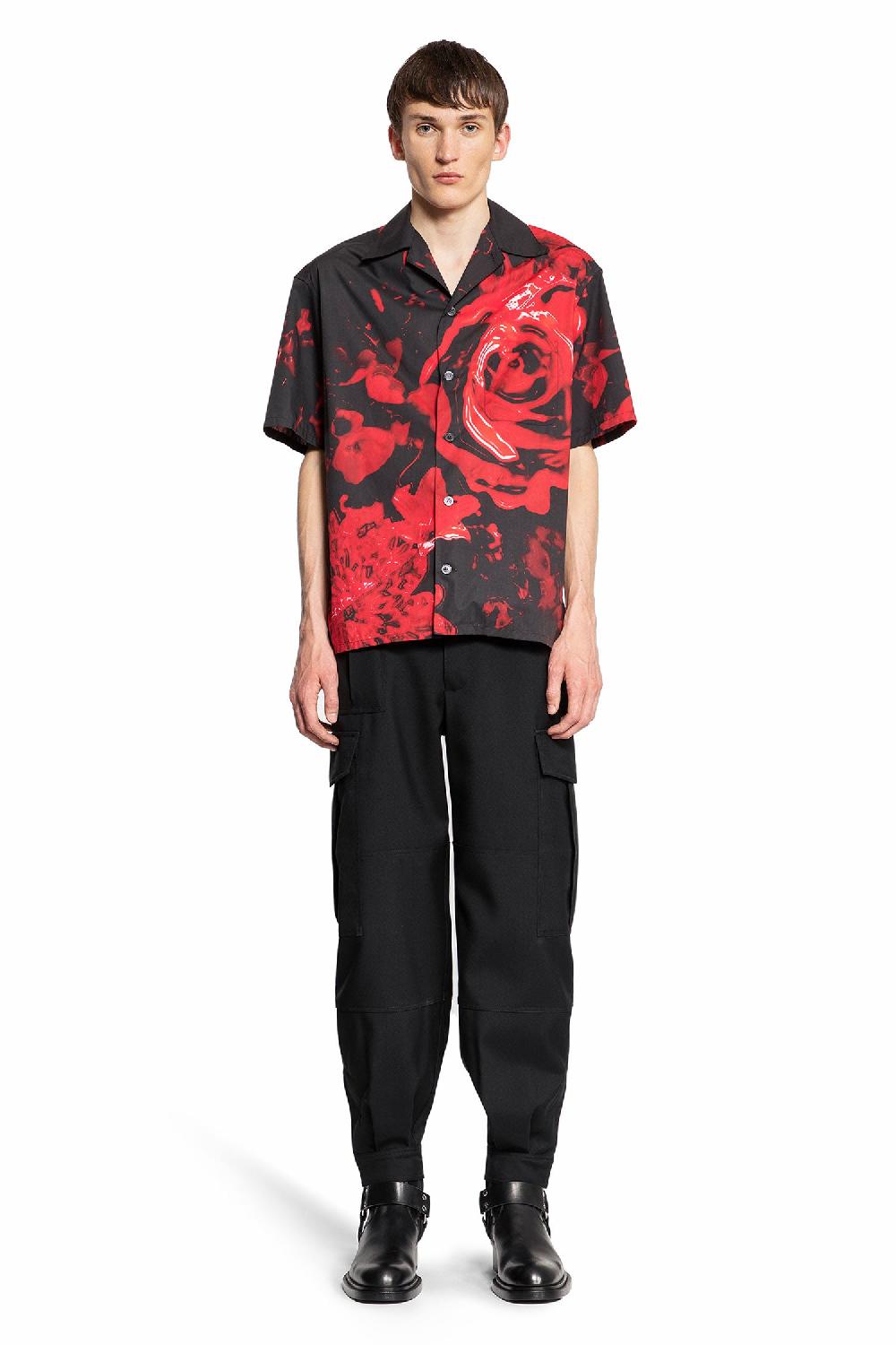 Antonioli ALEXANDER MCQUEEN MAN BLACK TROUSERS In Saldo