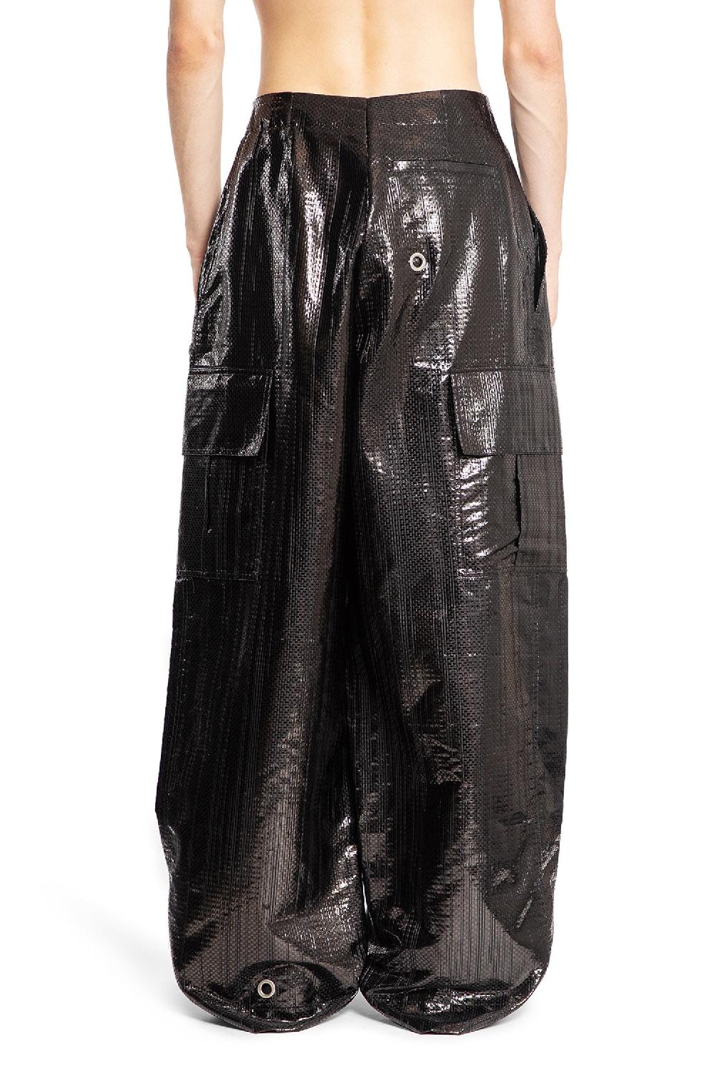 Antonioli ALEXANDER MCQUEEN MAN BLACK TROUSERS Nuova