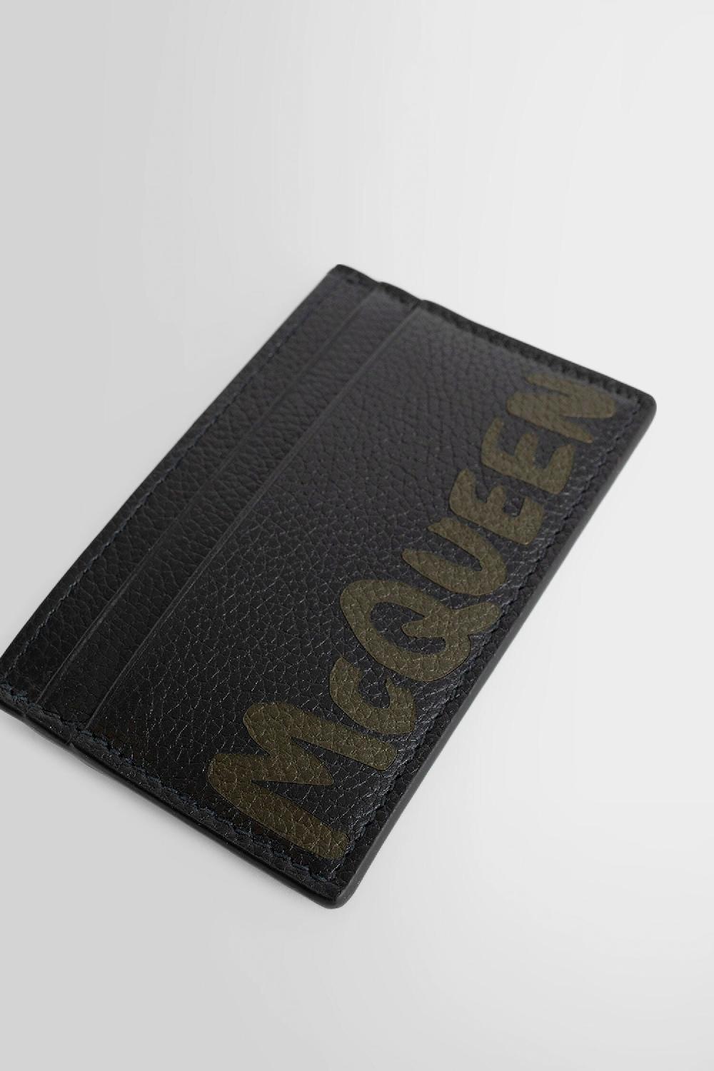 Antonioli ALEXANDER MCQUEEN MAN BLACK WALLETS & CARDHOLDERS Moda