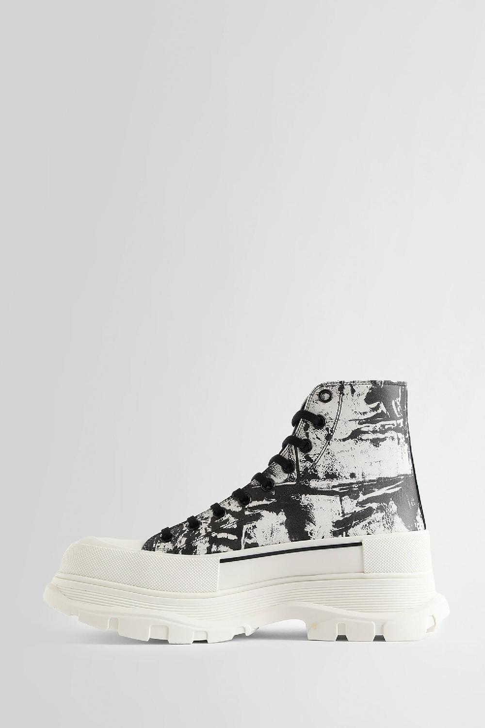 Antonioli ALEXANDER MCQUEEN MAN BLACK&WHITE BOOTS In Linea