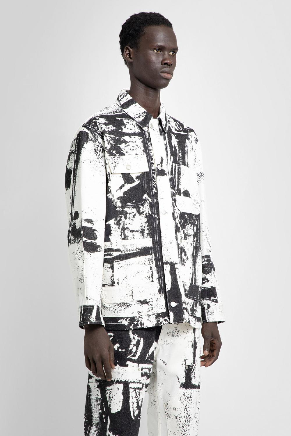 Antonioli ALEXANDER MCQUEEN MAN BLACK&WHITE JACKETS Nuovo