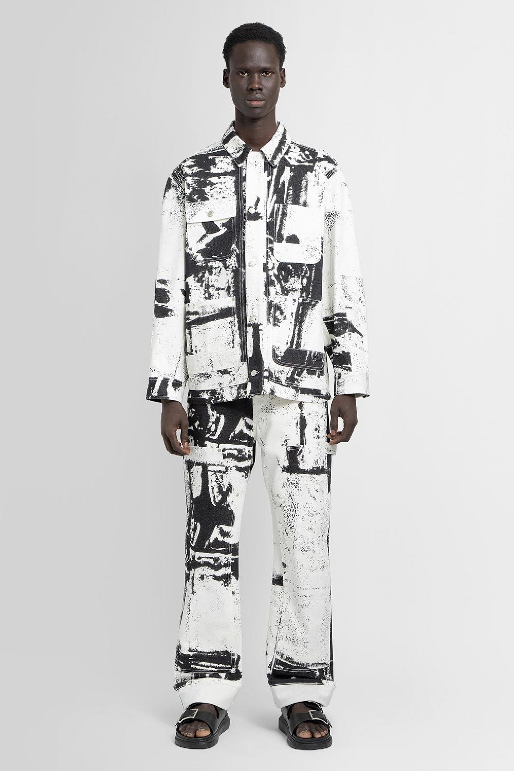 Antonioli ALEXANDER MCQUEEN MAN BLACK&WHITE JACKETS Nuovo