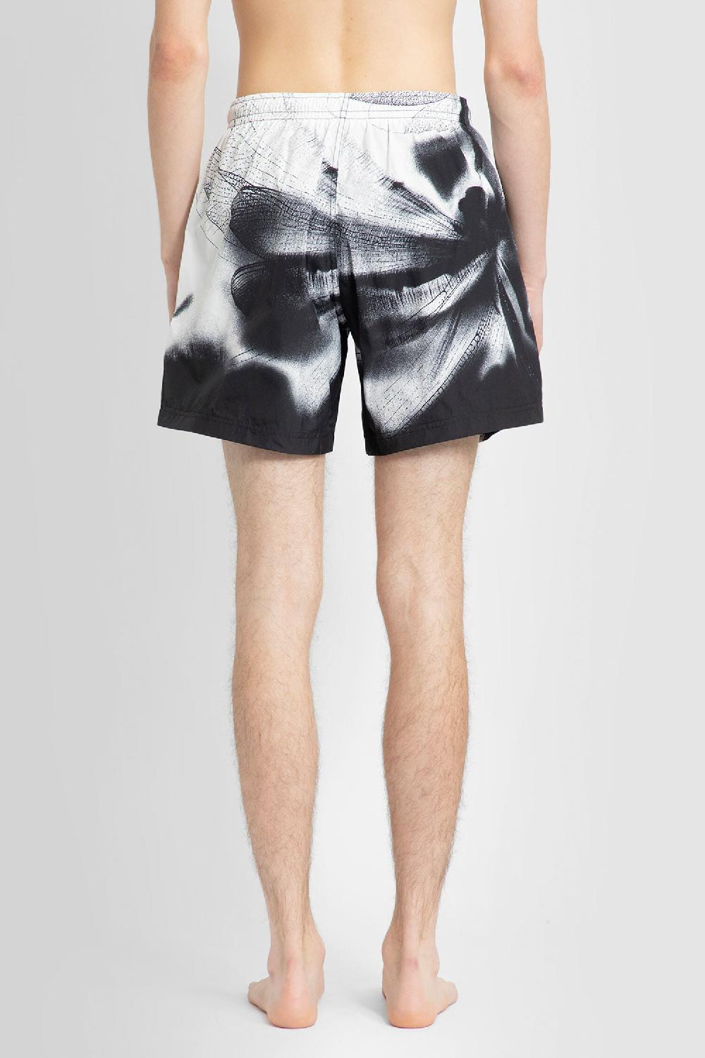 Antonioli ALEXANDER MCQUEEN MAN BLACK&WHITE SWIMWEAR Qualità Garantita