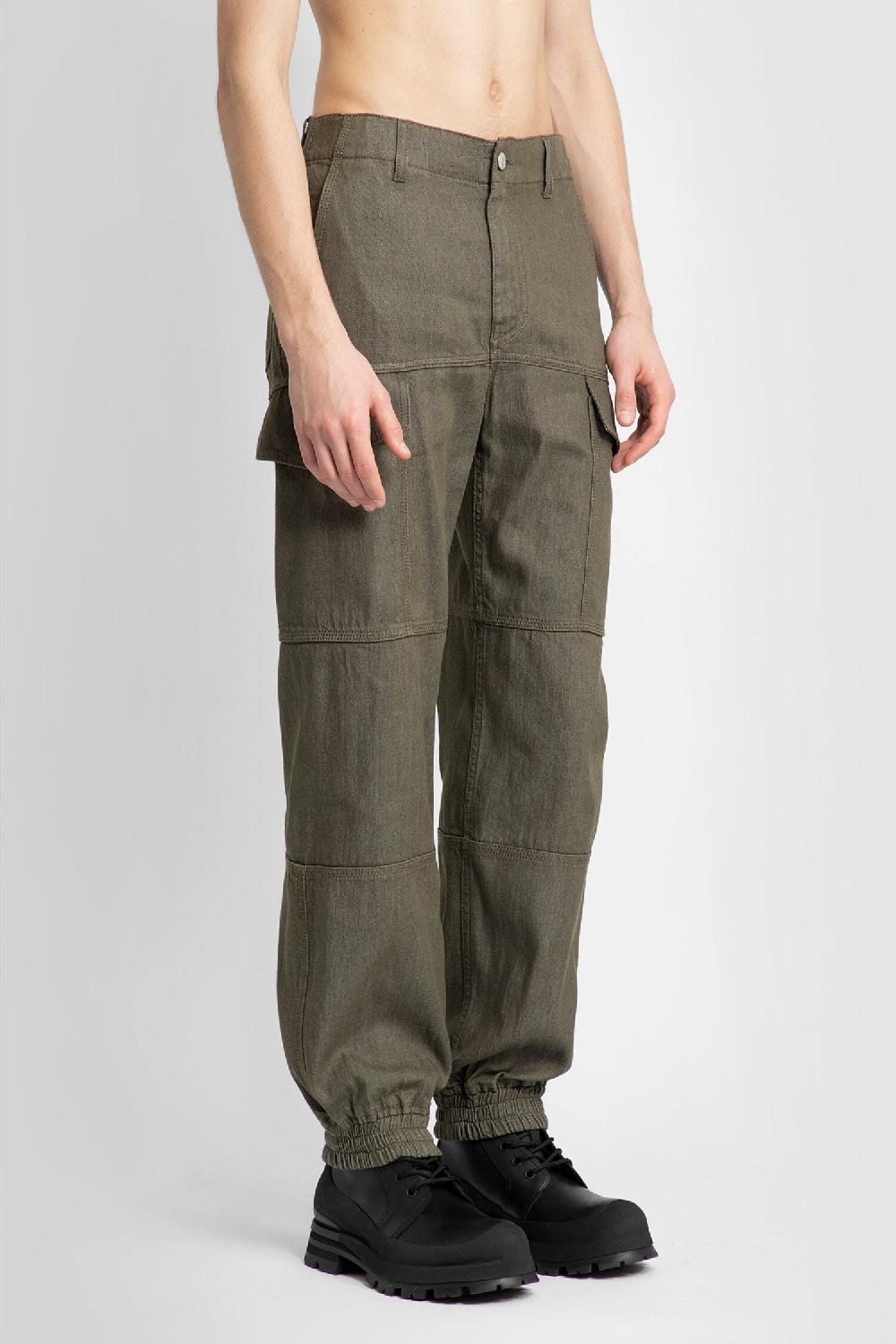 Antonioli ALEXANDER MCQUEEN MAN GREEN JEANS Consegna Veloce
