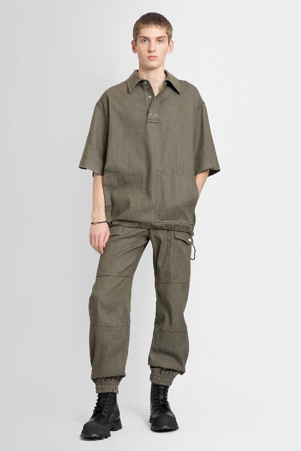 Antonioli ALEXANDER MCQUEEN MAN GREEN JEANS Consegna Veloce
