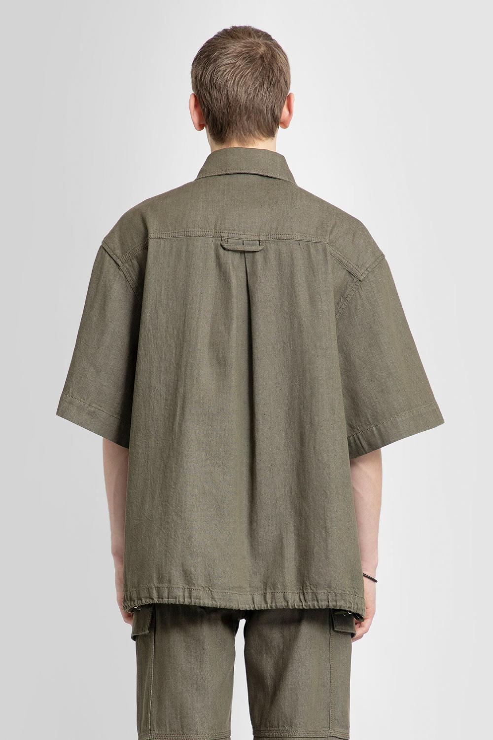 Antonioli ALEXANDER MCQUEEN MAN GREEN SHIRTS Promozione Limitata