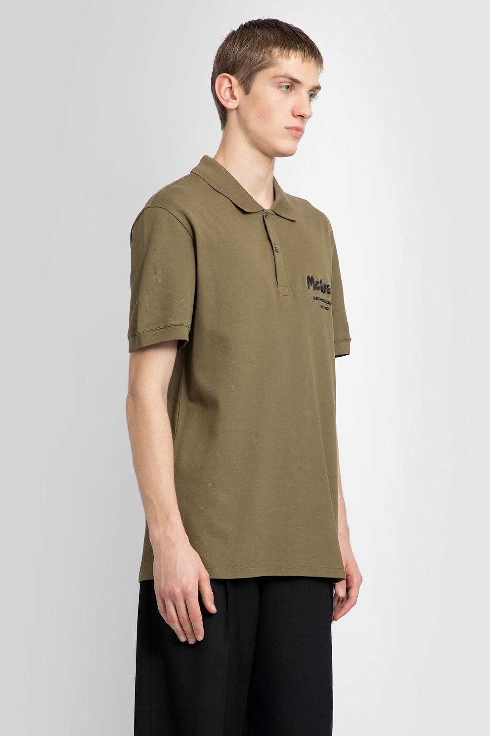 Antonioli ALEXANDER MCQUEEN MAN GREEN T-SHIRTS & TANK TOPS Fino Al -60%