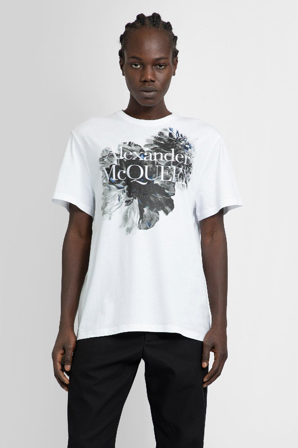 Antonioli ALEXANDER MCQUEEN MAN WHITE T-SHIRTS & TANK TOPS Negozio