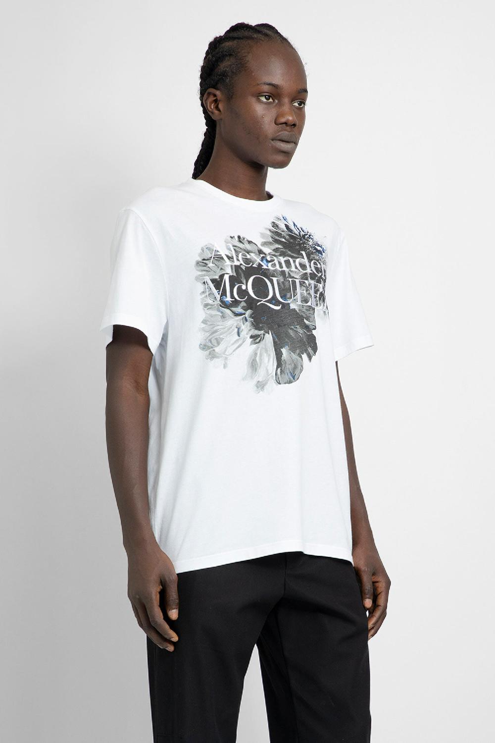 Antonioli ALEXANDER MCQUEEN MAN WHITE T-SHIRTS & TANK TOPS Negozio