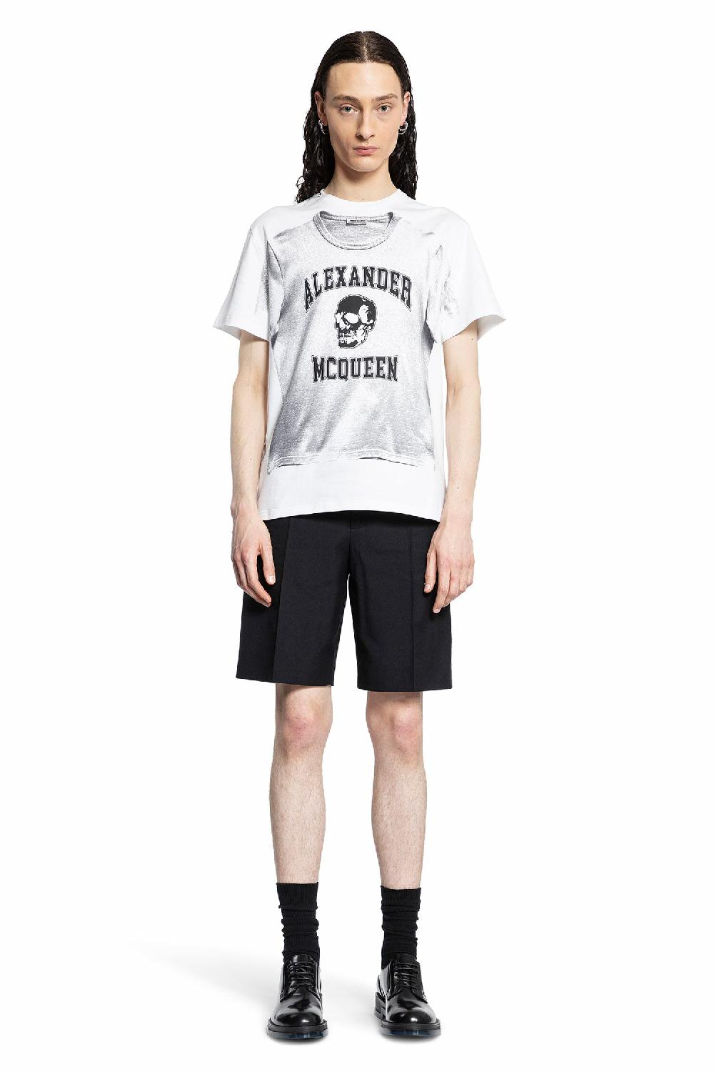 Antonioli ALEXANDER MCQUEEN MAN WHITE T-SHIRTS & TANK TOPS In Saldo