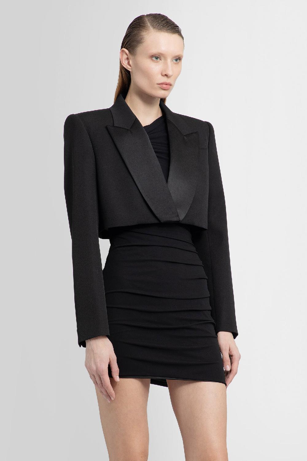 Antonioli ALEXANDER MCQUEEN WOMAN BLACK BLAZERS 2025