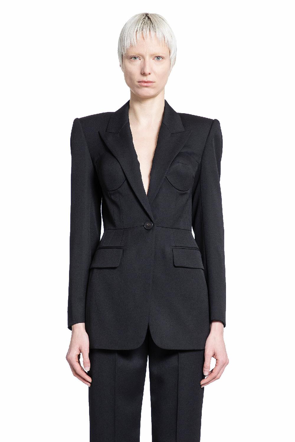 Antonioli ALEXANDER MCQUEEN WOMAN BLACK BLAZERS Italy