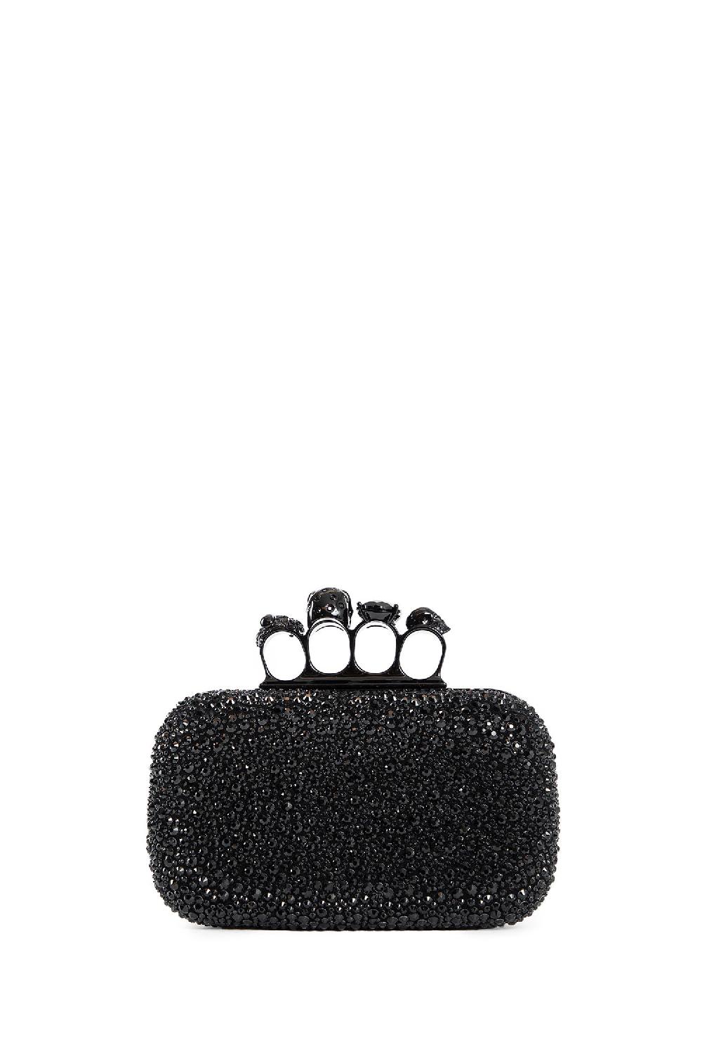 Antonioli ALEXANDER MCQUEEN WOMAN BLACK CLUTCHES & POUCHES Qualità