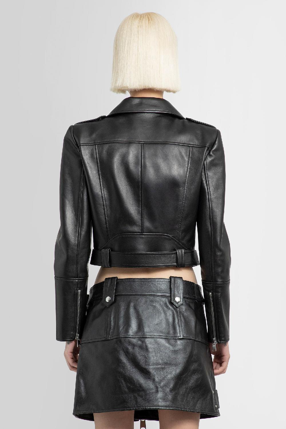 Antonioli ALEXANDER MCQUEEN WOMAN BLACK JACKETS Soddisfazione Garantita