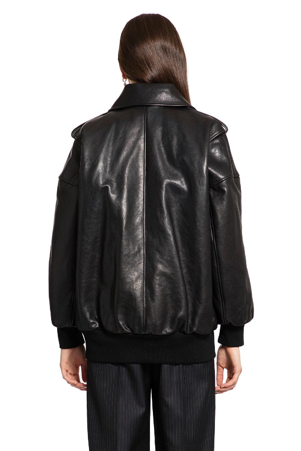 Antonioli ALEXANDER MCQUEEN WOMAN BLACK JACKETS Qualità Garantita