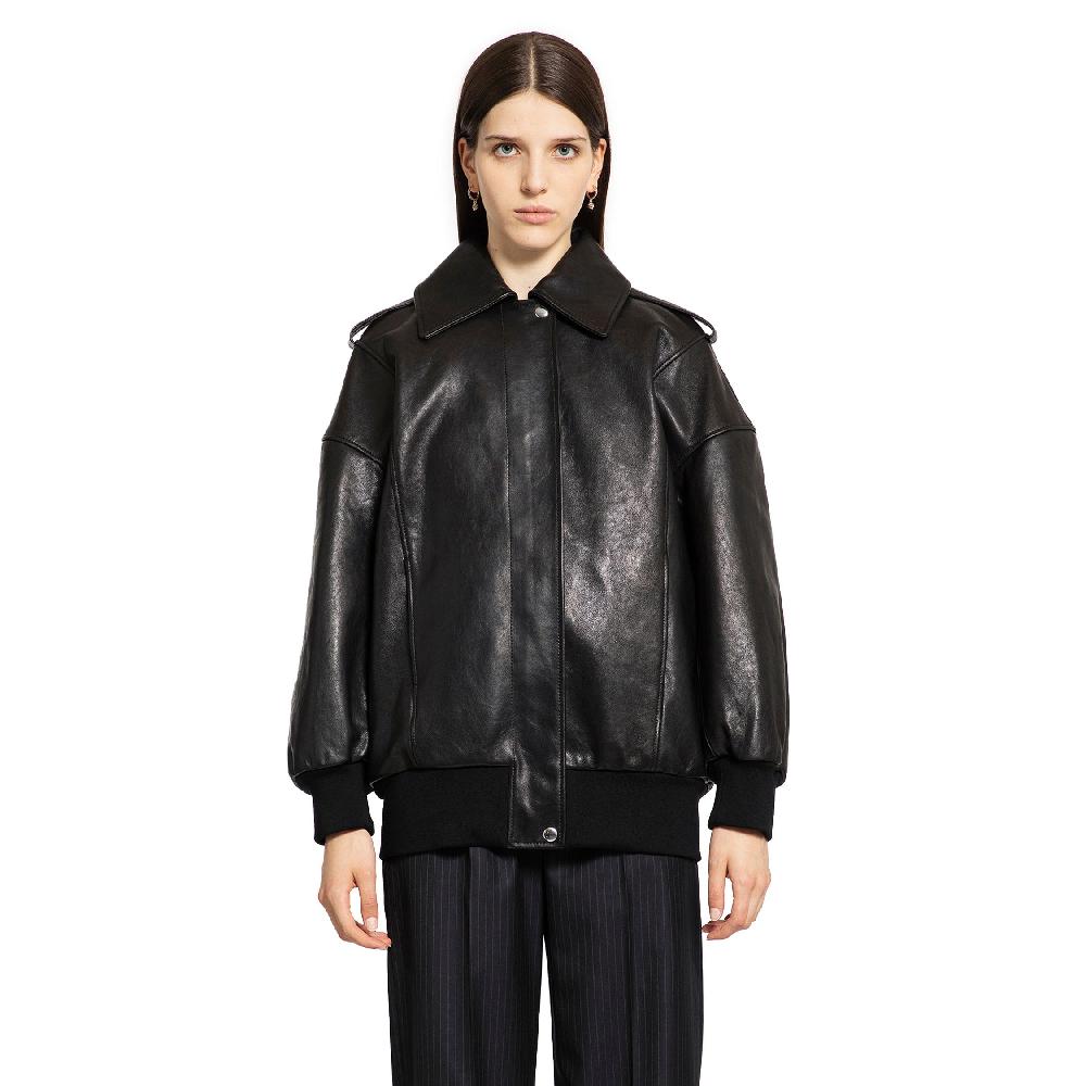 Antonioli ALEXANDER MCQUEEN WOMAN BLACK JACKETS Qualità Garantita