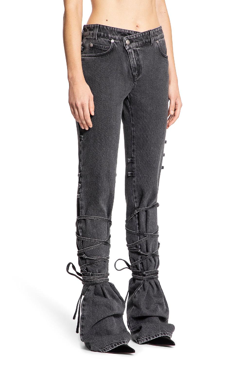 Antonioli ALEXANDER MCQUEEN WOMAN BLACK JEANS Negozi Online