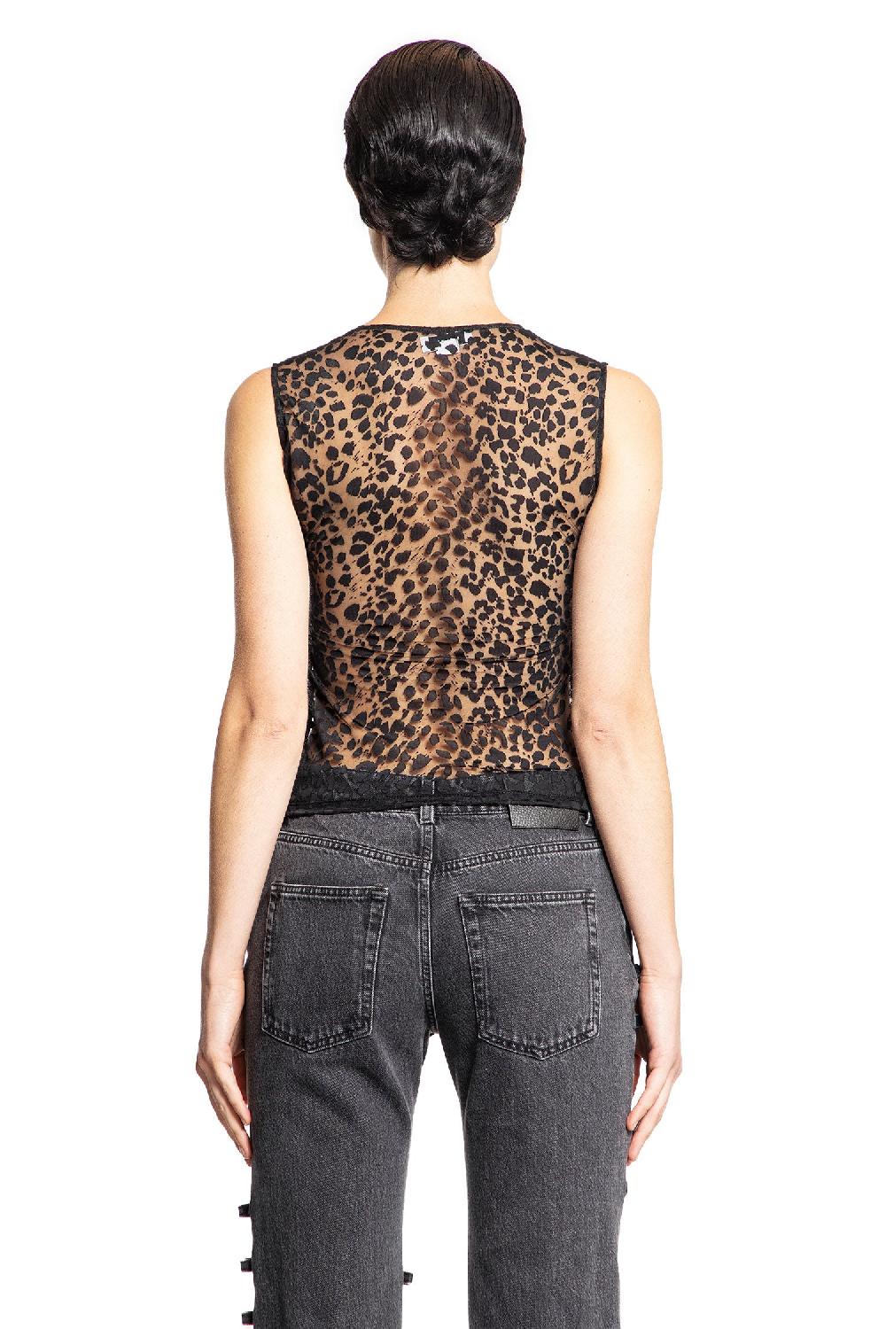 Antonioli ALEXANDER MCQUEEN WOMAN BLACK TOPS Saldi