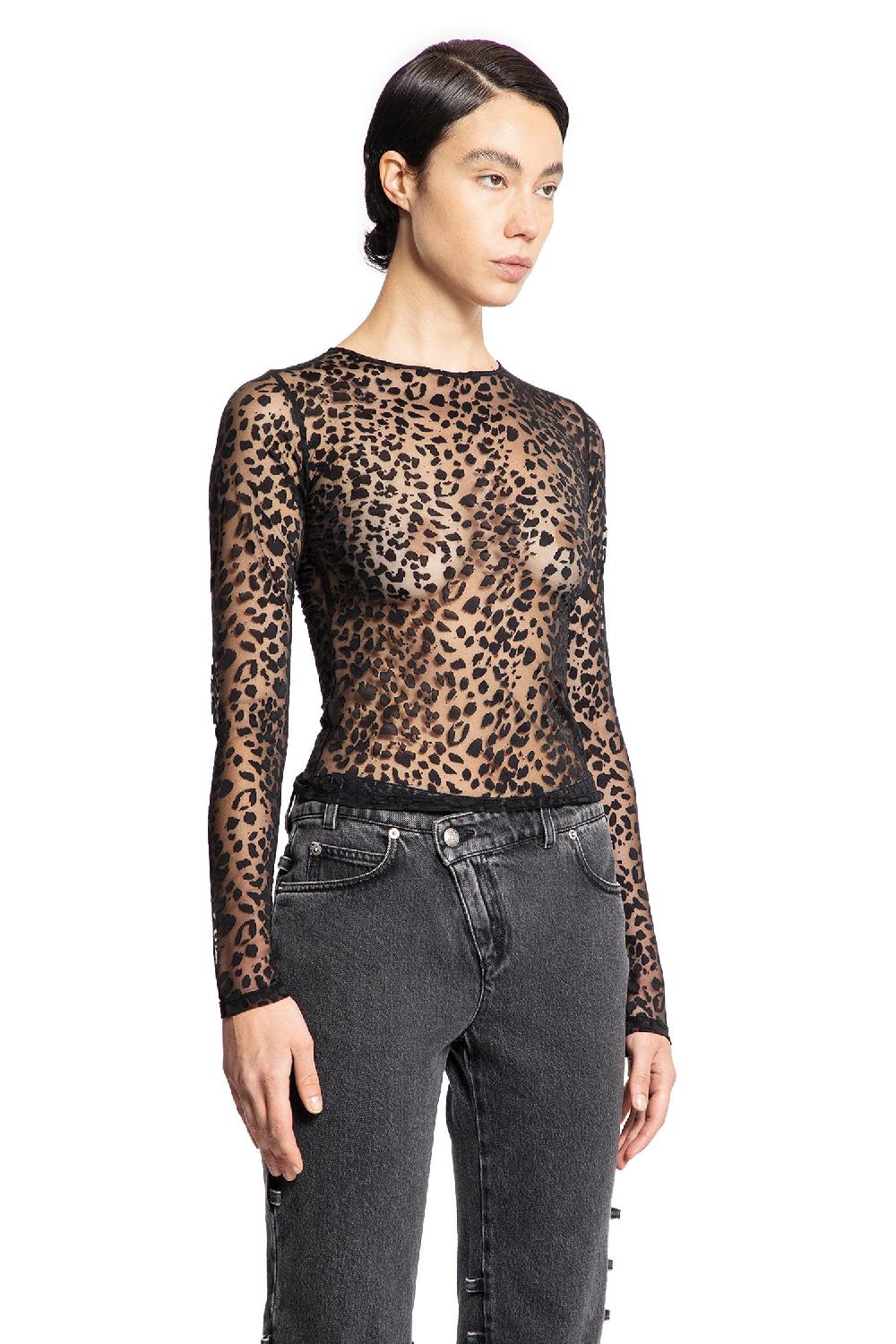 Antonioli ALEXANDER MCQUEEN WOMAN BLACK TOPS Offerte