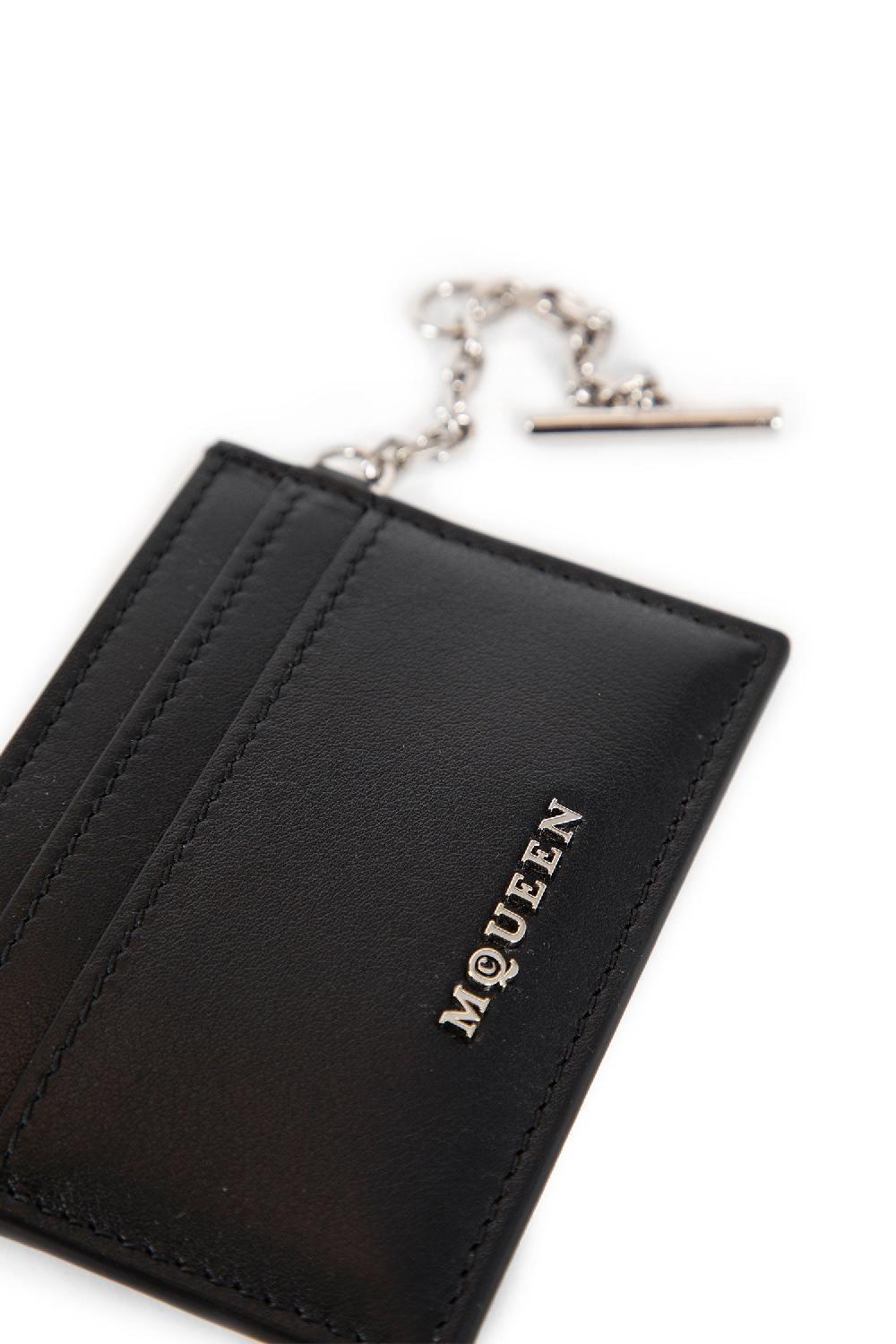 Antonioli ALEXANDER MCQUEEN WOMAN BLACK WALLETS & CARDHOLDERS Vendita Economica