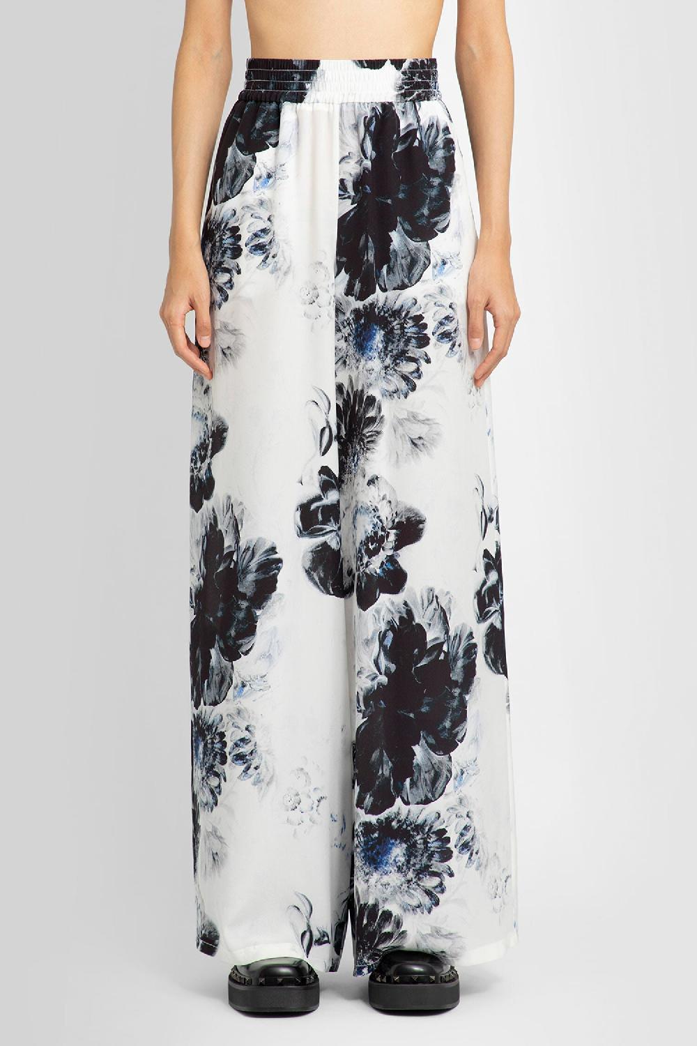 Antonioli ALEXANDER MCQUEEN WOMAN BLACK&WHITE TROUSERS Nuova