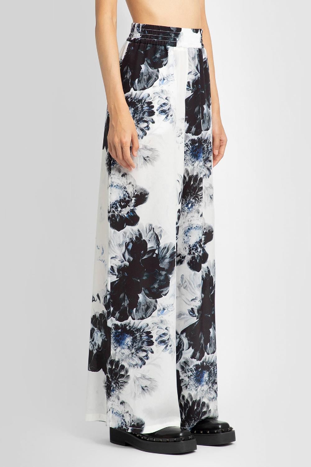 Antonioli ALEXANDER MCQUEEN WOMAN BLACK&WHITE TROUSERS Nuova