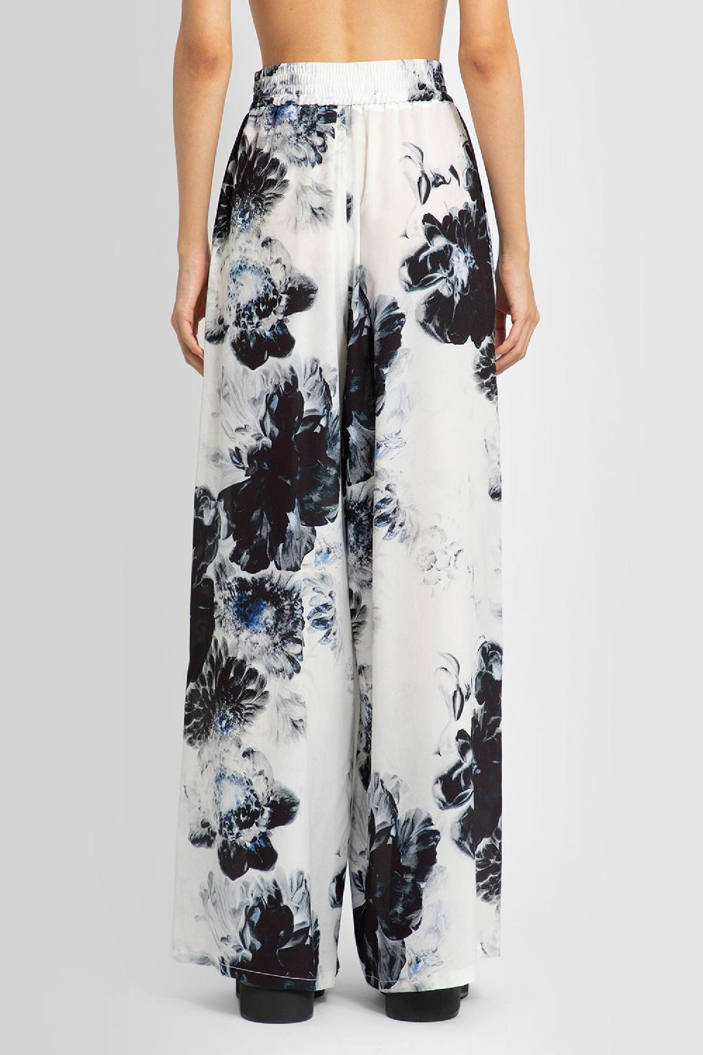 Antonioli ALEXANDER MCQUEEN WOMAN BLACK&WHITE TROUSERS Nuova