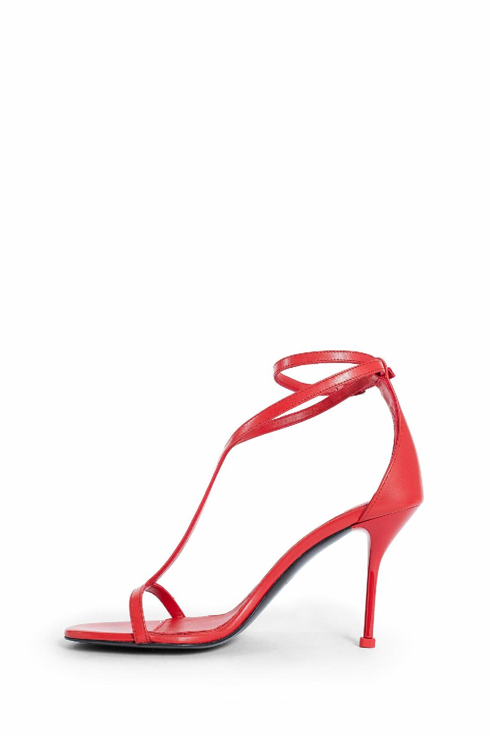 Antonioli ALEXANDER MCQUEEN WOMAN RED SANDALS & SLIDES Pezzi Unici