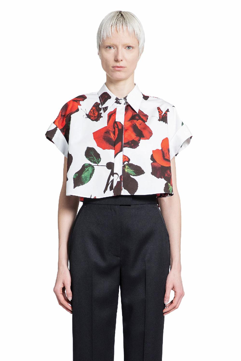 Antonioli ALEXANDER MCQUEEN WOMAN WHITE SHIRTS Soddisfazione Garantita