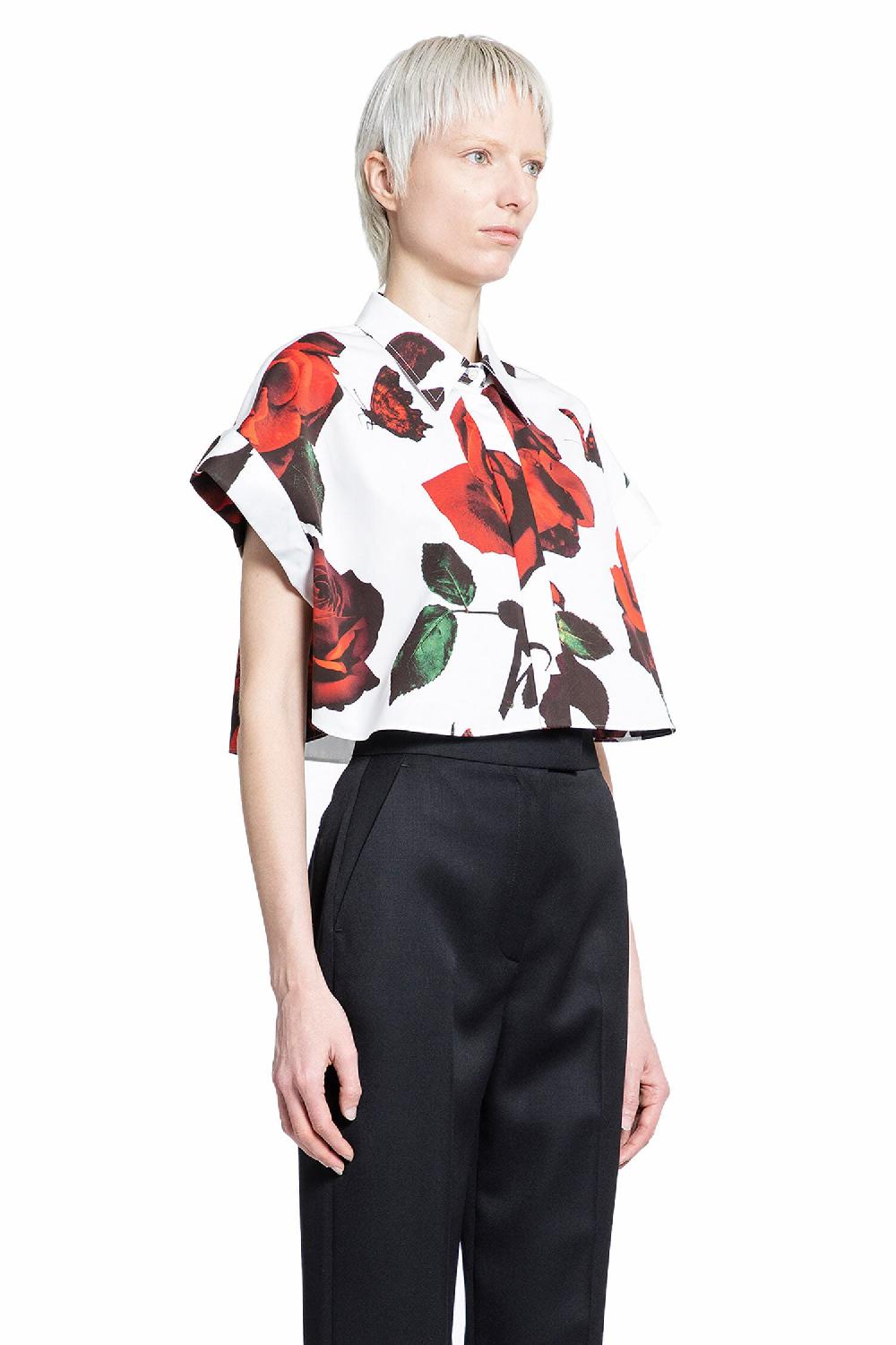 Antonioli ALEXANDER MCQUEEN WOMAN WHITE SHIRTS Soddisfazione Garantita